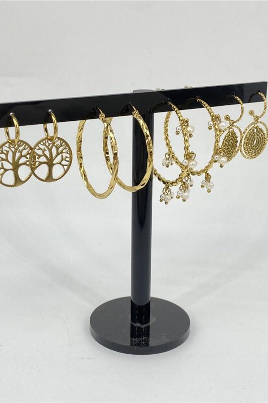 Ensembles Accessoires Or MISSRA PARIS LOT4BO190-A1 Efashion Paris