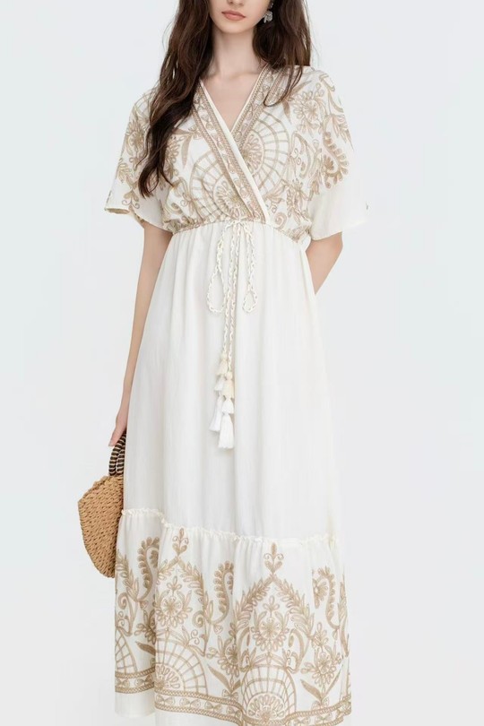 Robes longues Femme Couleurs mélangées HD DIFFUSION FY9238 Efashion Paris