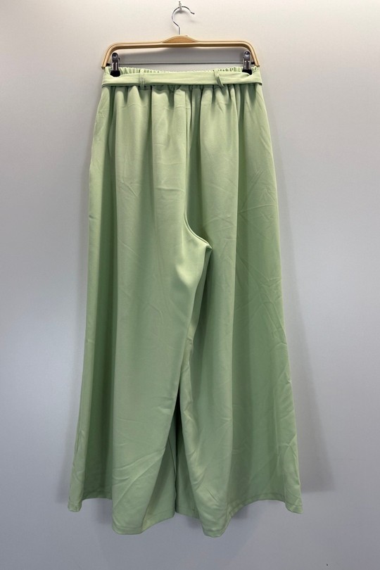 Trousers Women Green water HD DIFFUSION 26013 Efashion Paris