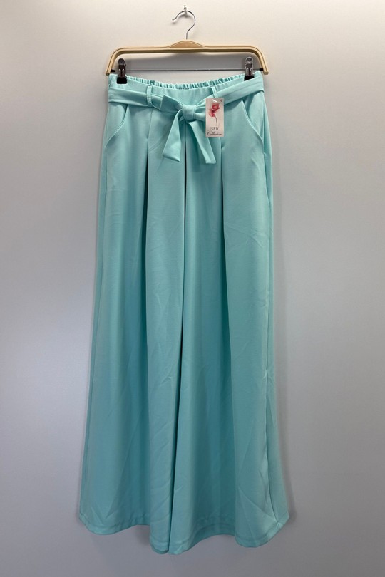 Trousers Women Green water HD DIFFUSION 26013 Efashion Paris