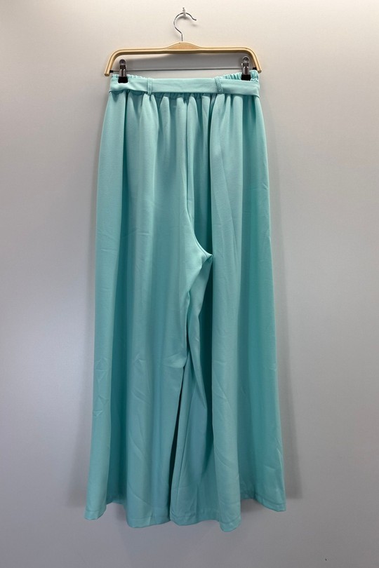 Trousers Women Green water HD DIFFUSION 26013 Efashion Paris