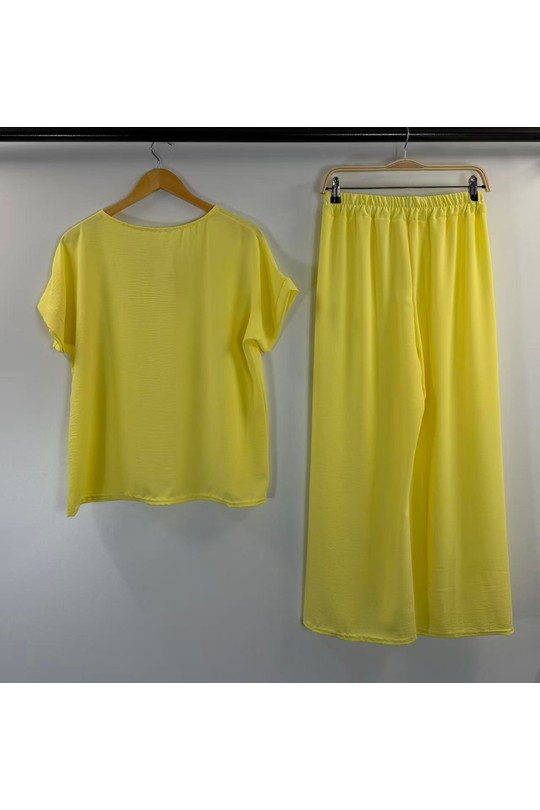 Ensembles Femme Jaune HD DIFFUSION E6301 Efashion Paris