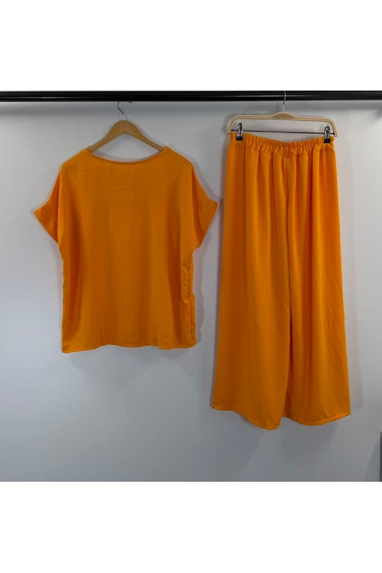 Ensembles Femme Jaune HD DIFFUSION E6301 Efashion Paris