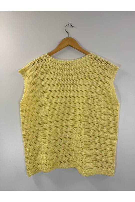 Tops Femme Jaune HD DIFFUSION E8036 Efashion Paris