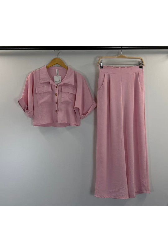 Ensembles Femme Jaune HD DIFFUSION E24036 Efashion Paris