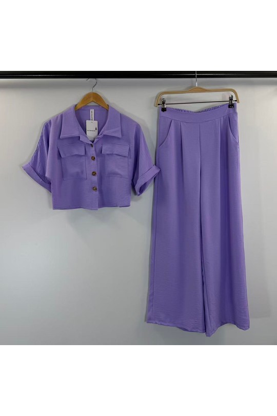 Ensembles Femme Jaune HD DIFFUSION E24036 Efashion Paris