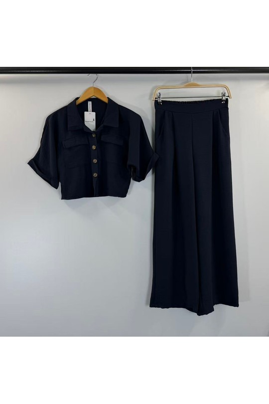 Ensembles Femme Jaune HD DIFFUSION E24036 Efashion Paris