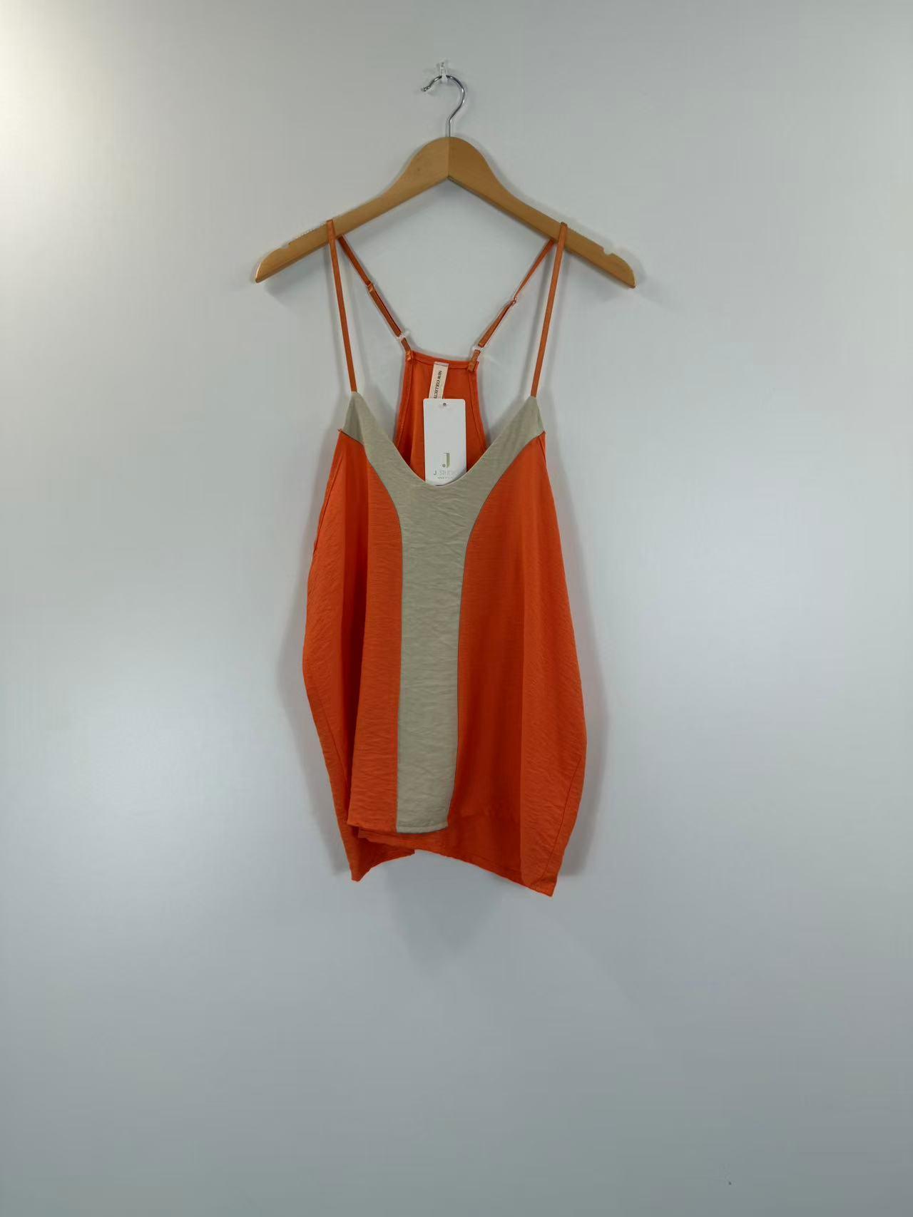 Débardeurs Femme Orange HD DIFFUSION 12290 #c Efashion Paris