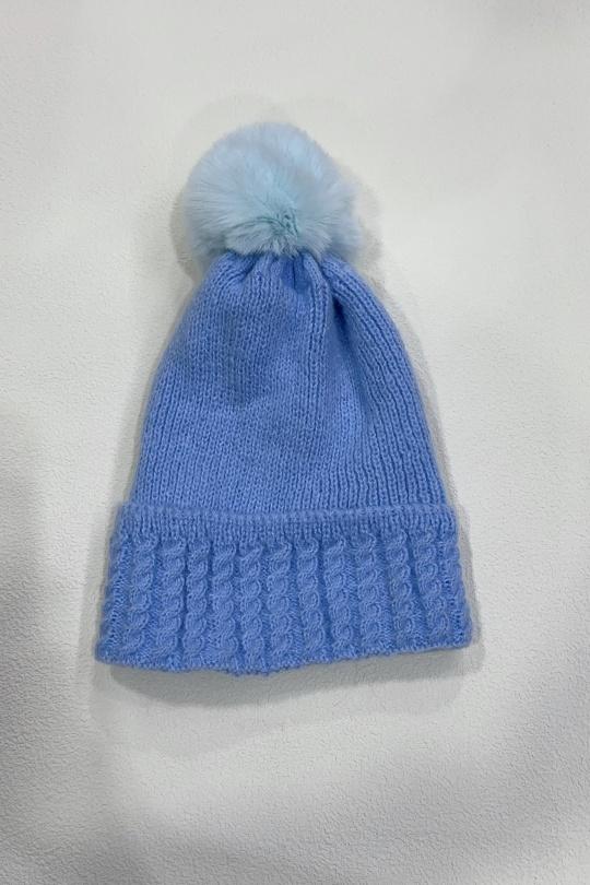 Bonnets Accessoires Bleu ciel LEXA PLUS RK-28 Efashion Paris