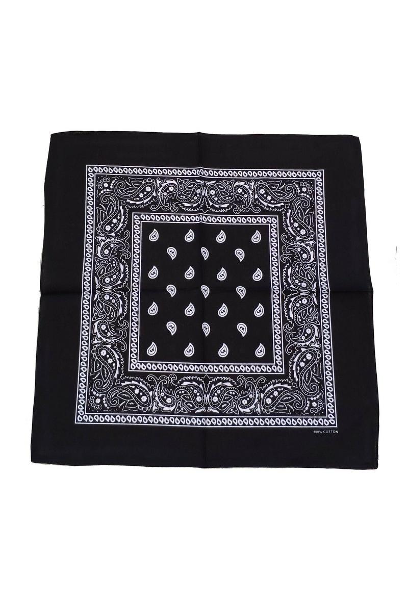 Scarfs Accessories Black LEXA PLUS BANDANA-PAISLEY #c Efashion Paris