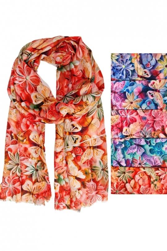 Écharpes Accessoires Couleurs mélangées Dafashion V22 HY7805 Efashion Paris