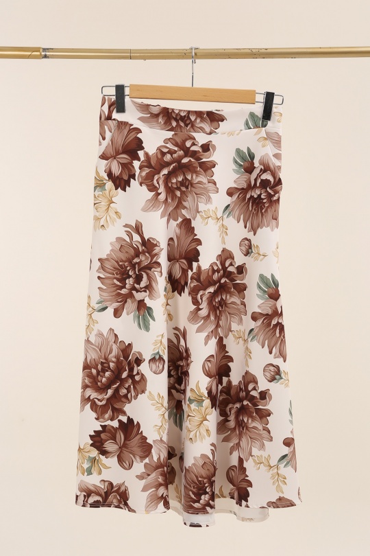 Gonne Donna Brown/yellow AFINITY 4187 Efashion Paris