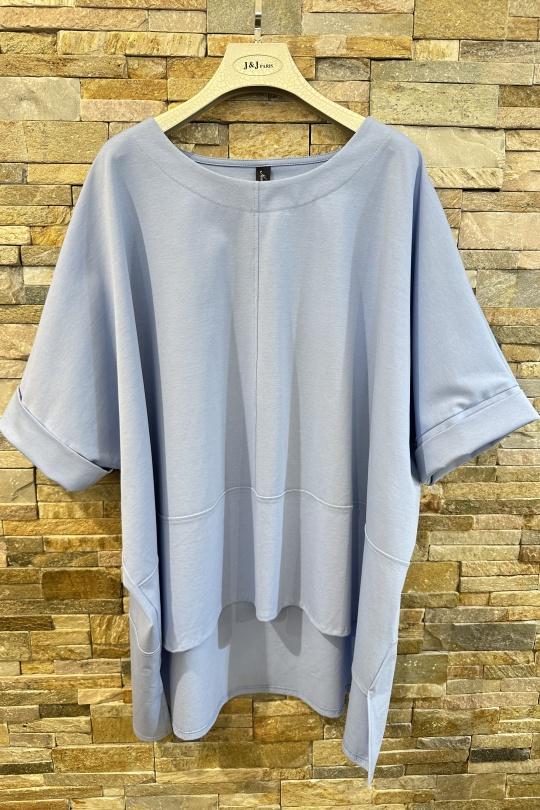 Tuniques Femme Bleu ciel AFINITY 6660 MIXTE Efashion Paris