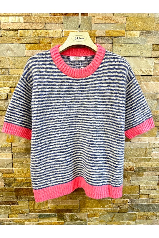 Pulls Femme jaune/rose AFINITY AP176 unit Efashion Paris