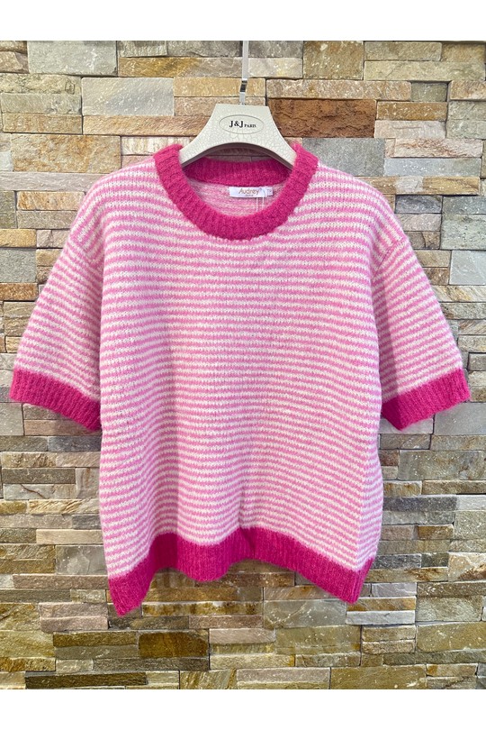 Pulls Femme Fuschia AFINITY AP176B Efashion Paris