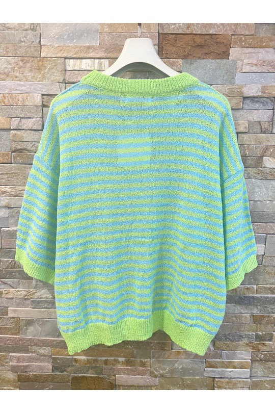 Tops Femme Fuschia/bleu AFINITY AP183 Unit Efashion Paris