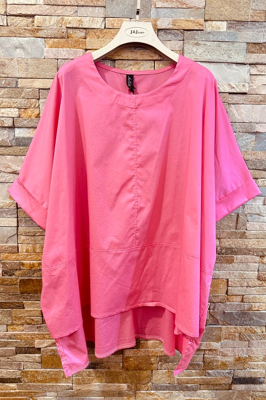 Tunics Women Fushia AFINITY 6660 COTON Efashion Paris