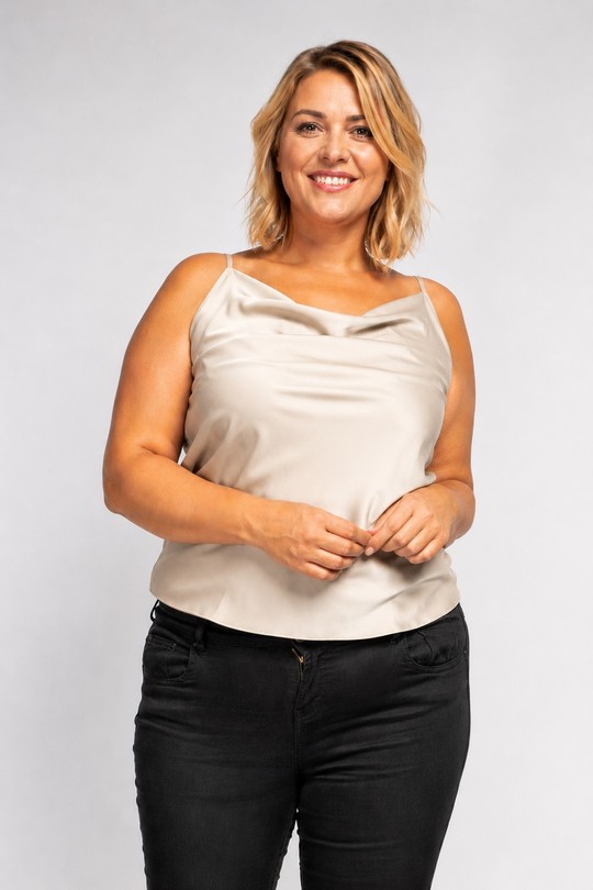 Débardeurs Femme Kaki AFINITY 13353-GT Efashion Paris