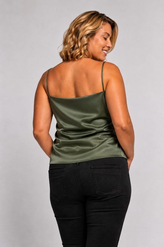 Débardeurs Femme Kaki AFINITY 13353-GT Efashion Paris
