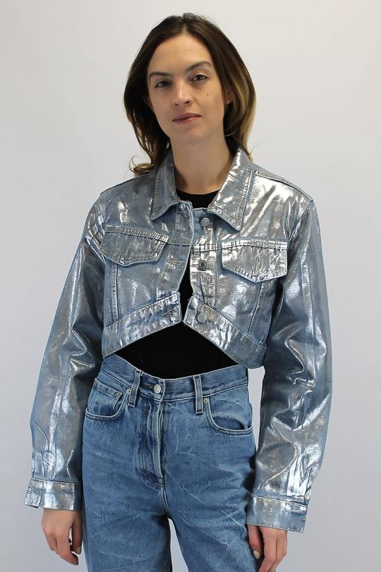 Vestes  Femme Bleu jean Chic Shop  8006 Efashion Paris