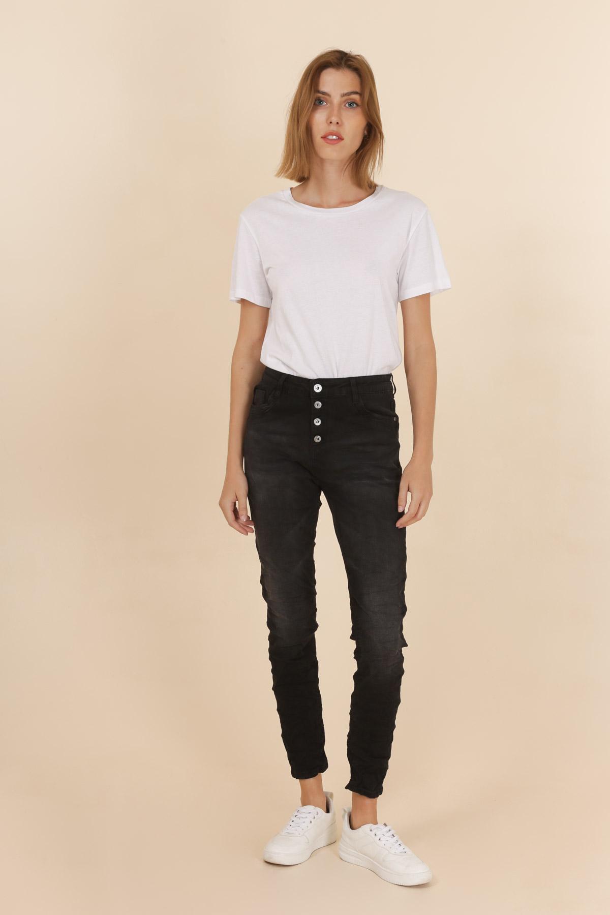 Jeans Femme Noir Chic Shop  3190 #c Efashion Paris