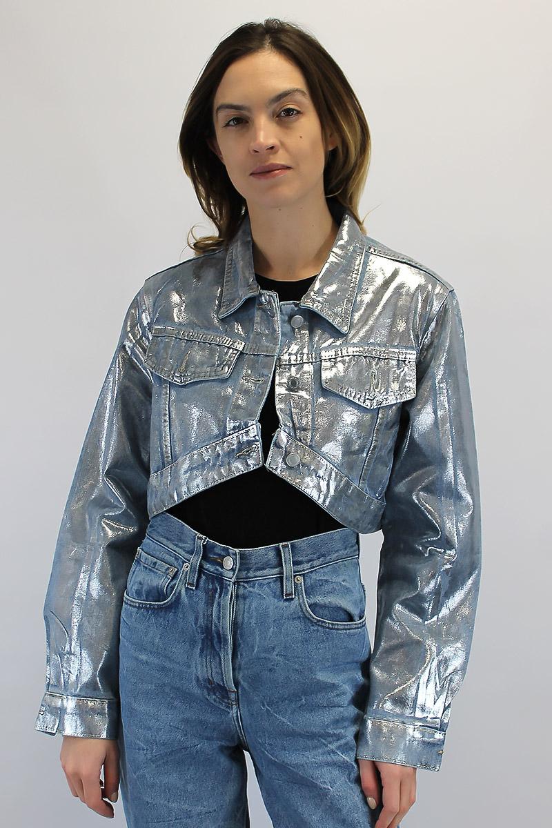 Vestes  Femme Bleu jean Chic Shop  8006 #c Efashion Paris