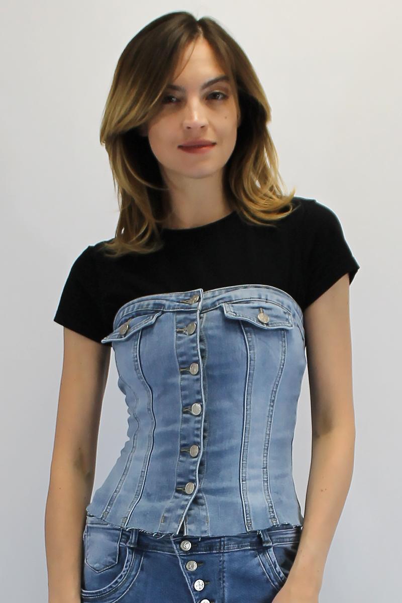 6882-BLEU JEAN