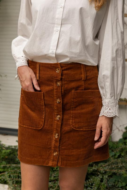 Faldas Mujer Blue Calie Paris NO23-5007 JUPE JERRY Efashion Paris