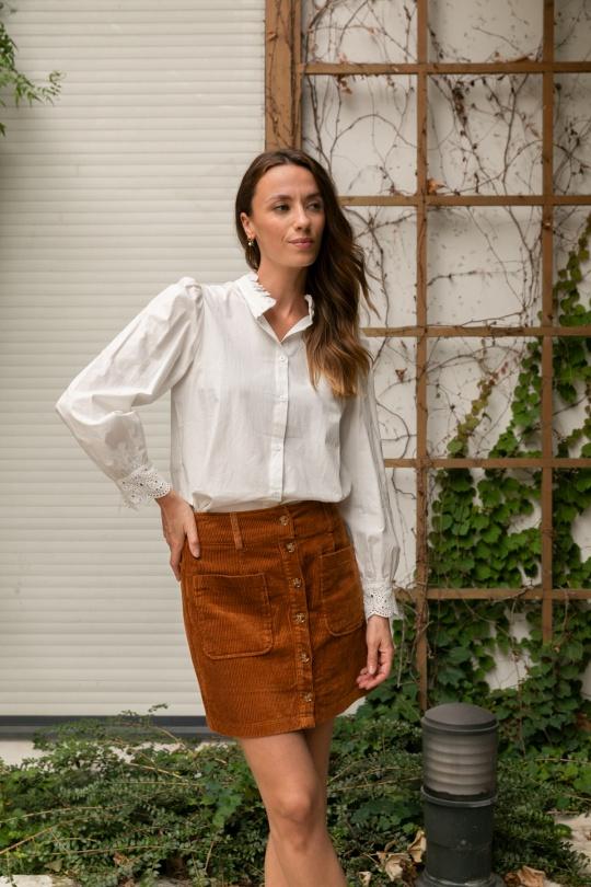 Faldas Mujer Blue Calie Paris NO23-5007 JUPE JERRY Efashion Paris