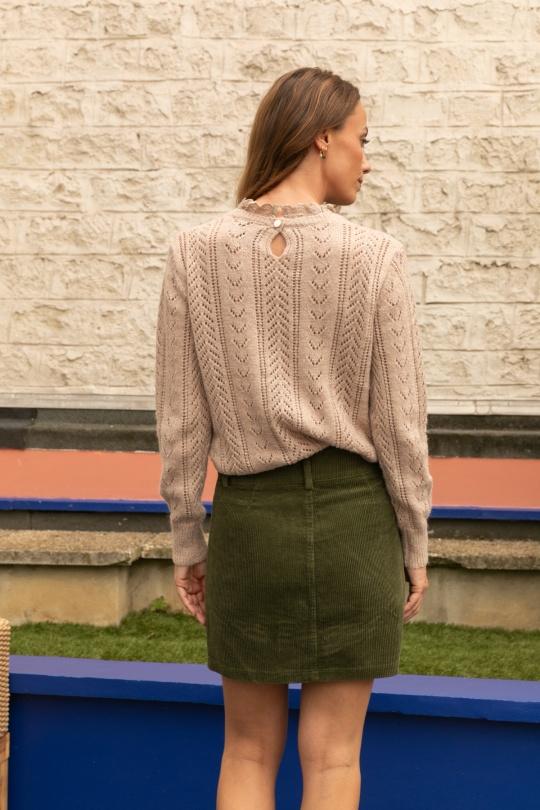 Faldas Mujer Blue Calie Paris NO23-5007 JUPE JERRY Efashion Paris