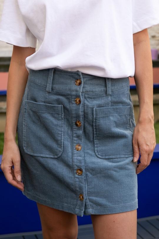 Faldas Mujer Blue Calie Paris NO23-5007 JUPE JERRY Efashion Paris