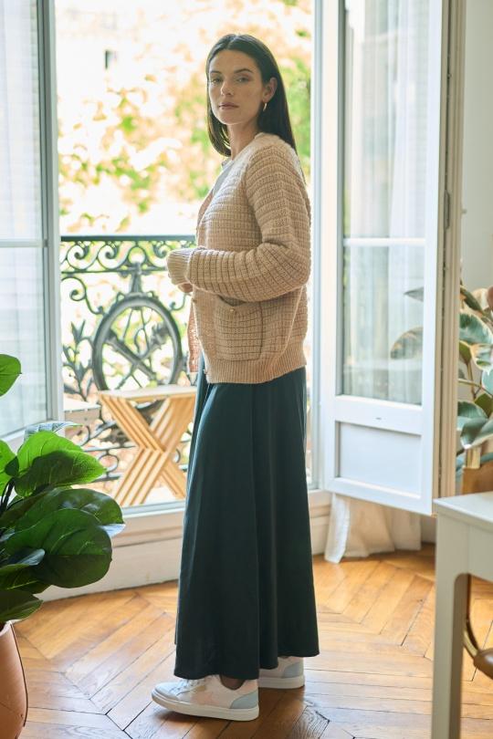 Gilets Femme Bleu electrique Calie Paris KW24-5003 GILET MAELANE Efashion Paris