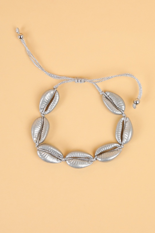 Bracelets Accessoires Bleu LOLO & YAYA BR-COQUILLAGE-EMAIL Efashion Paris