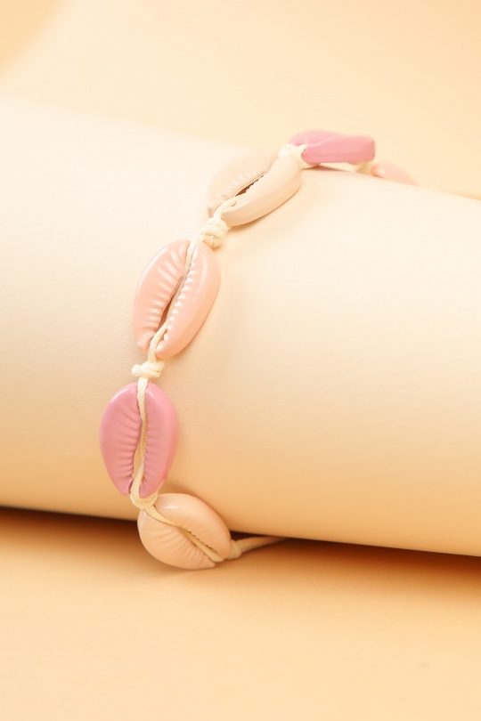 Bracelets Accessoires Bleu LOLO & YAYA BR-COQUILLAGE-EMAIL Efashion Paris