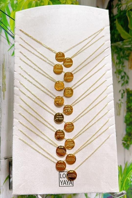 Necklaces Accessories Gold LOLO & YAYA LOT-CO-MAMAN Efashion Paris
