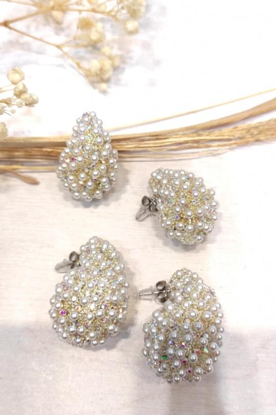 Boucles d'oreilles Accessoires Marron LOLO & YAYA 44548 Efashion Paris