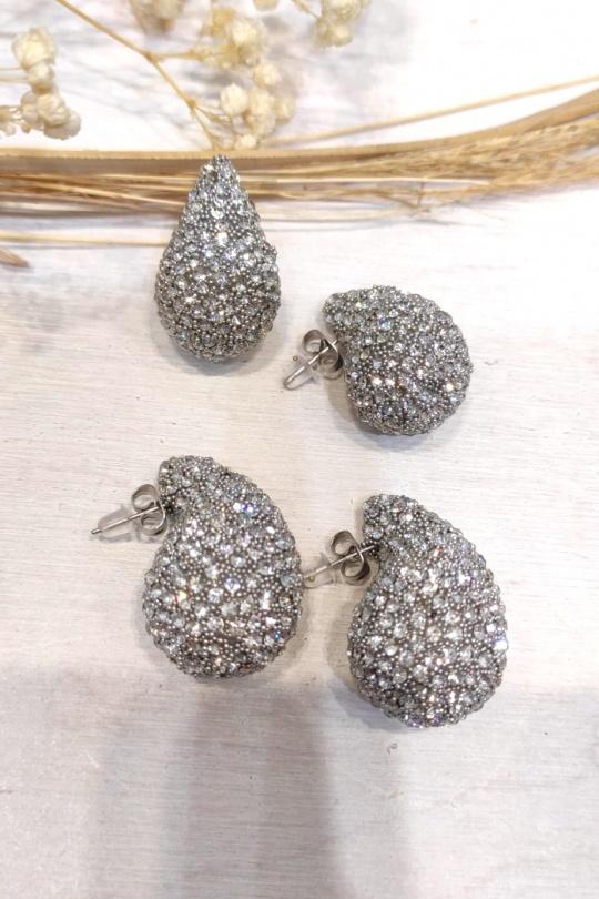 Boucles d'oreilles Accessoires Marron LOLO & YAYA 44548 Efashion Paris