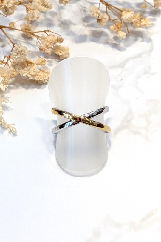 Rings Accessories Bicolore LOLO & YAYA 45884 Efashion Paris