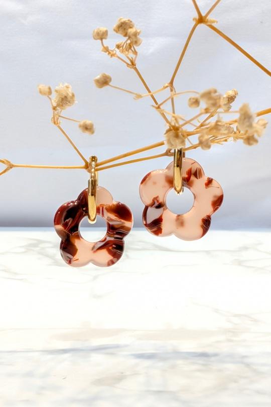 Boucles d'oreilles Accessoires Vieux rose LOLO & YAYA 44090-2 Efashion Paris