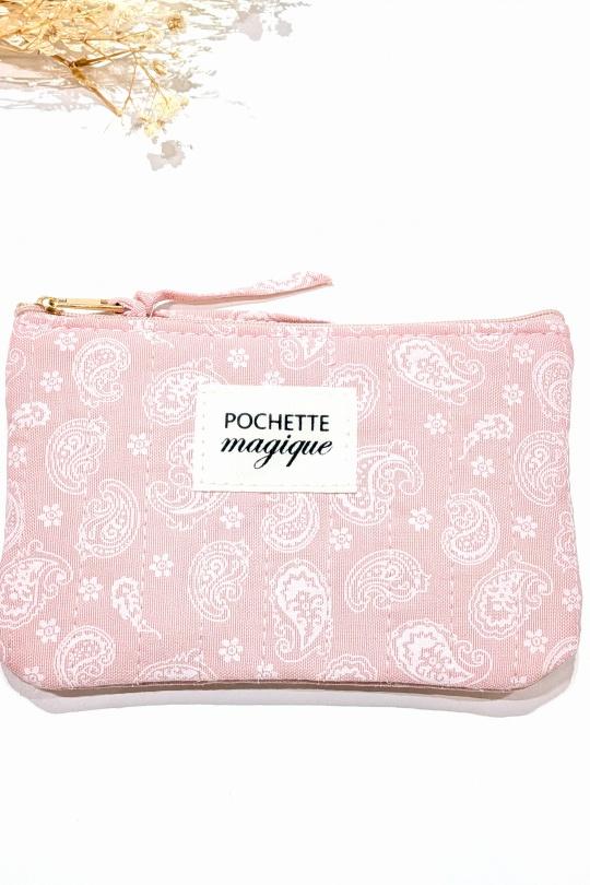 Pochettes Maroquinerie Rose LOLO & YAYA POCHETTEMAGIQUE47014 Efashion Paris