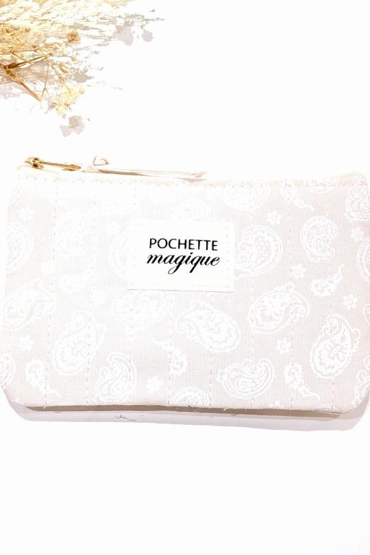 Pochettes Maroquinerie Blanc LOLO & YAYA POCHETTEMAGIQUE47014 Efashion Paris