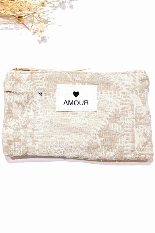 Pochettes Maroquinerie Beige LOLO & YAYA ????AMOUR47018 Efashion Paris