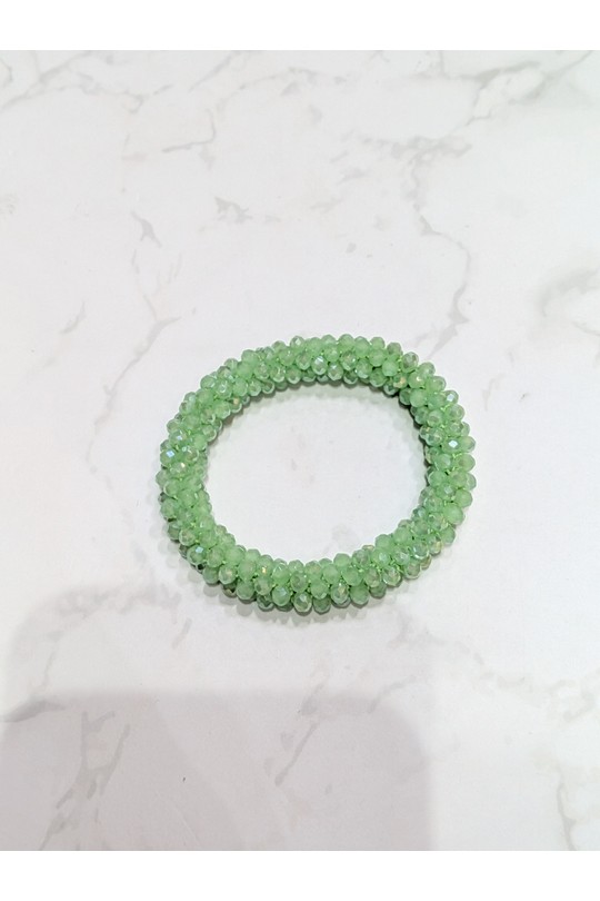 Bracelets Accessories Bicolore LOLO & YAYA CRYSTAL-2026-VERT Efashion Paris