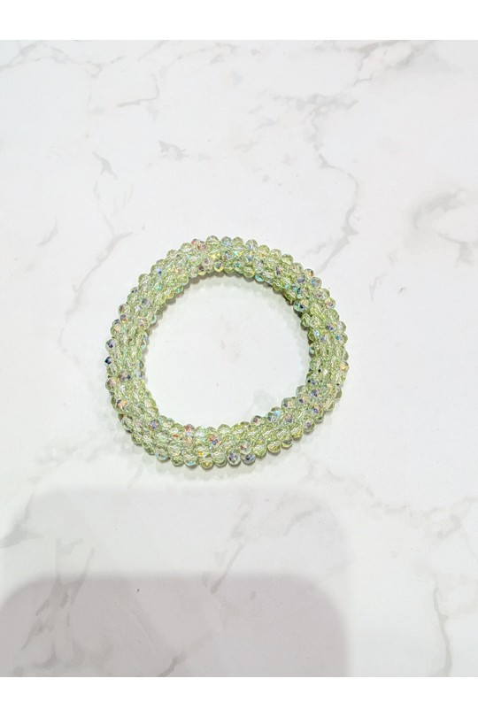Bracelets Accessories Bicolore LOLO & YAYA CRYSTAL-2026-VERT Efashion Paris