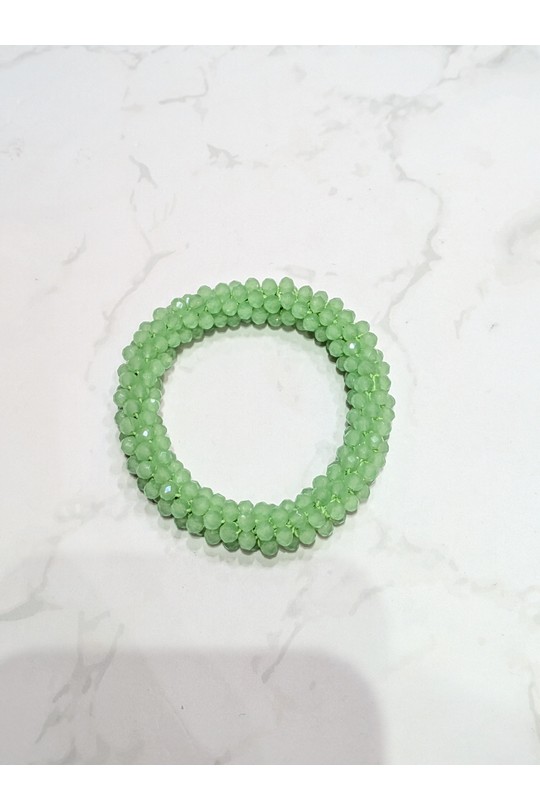 Bracelets Accessories Bicolore LOLO & YAYA CRYSTAL-2026-VERT Efashion Paris