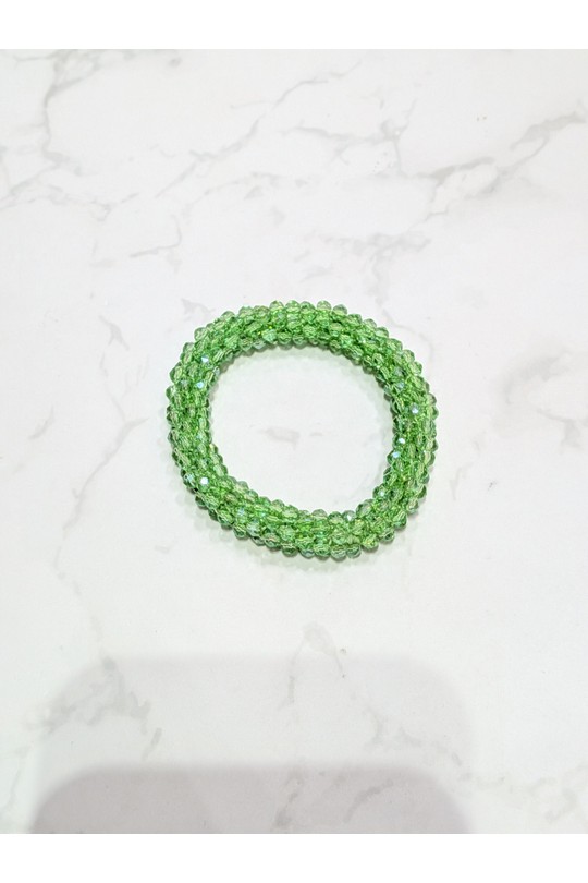 Bracelets Accessories Bicolore LOLO & YAYA CRYSTAL-2026-VERT Efashion Paris