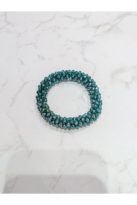 Bracelets Accessories Bicolore LOLO & YAYA CRYSTAL-2026-VERT Efashion Paris