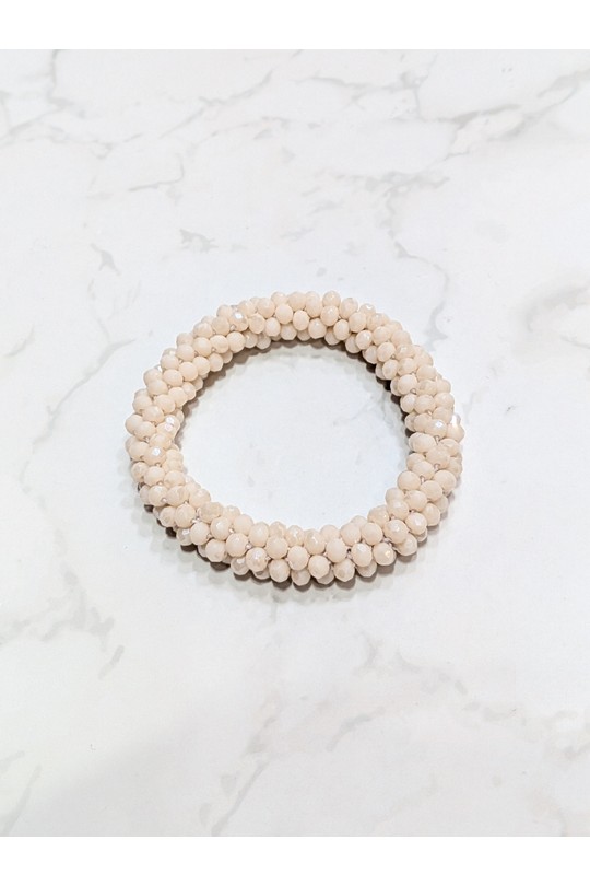 Bracelets Accessoires Vanille LOLO & YAYA CRYSTAL-2026-BEIGE Efashion Paris