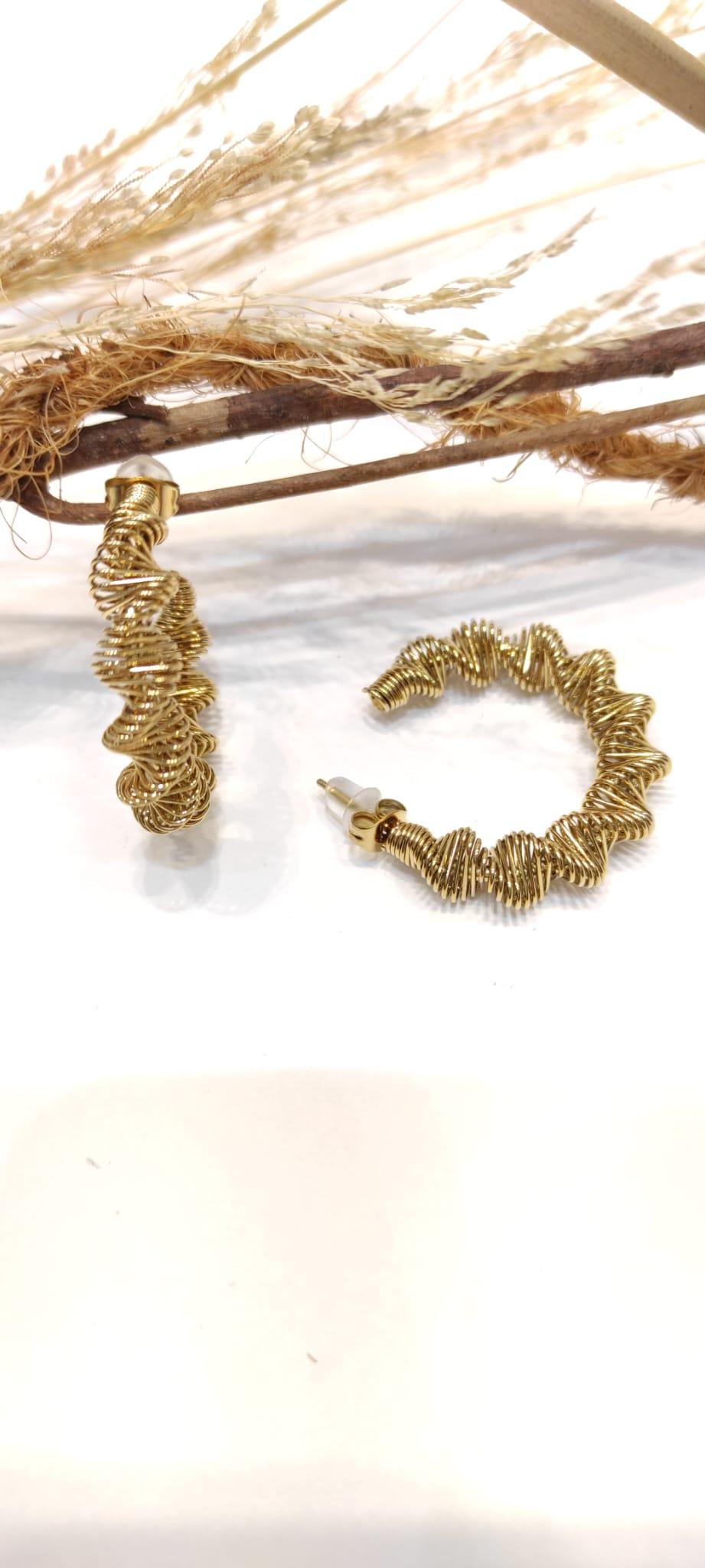Boucles d'oreilles Accessoires Doré LOLO & YAYA 42881 #c Efashion Paris