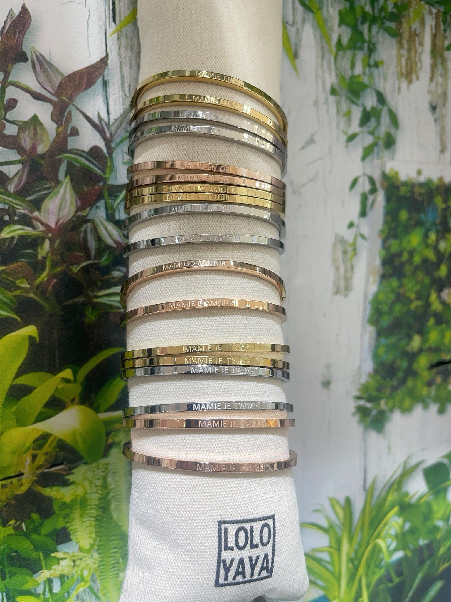 Bracelets Accessoires Multicolore LOLO & YAYA LOT-JONC-MAMIE #c Efashion Paris